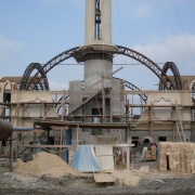 Строительство мечети в Алхан-юрте